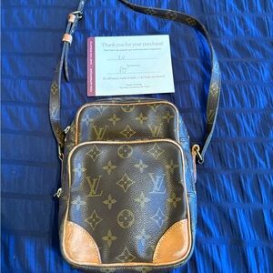 COPY - Brown Louis Vuitton Amazon crossbody bag